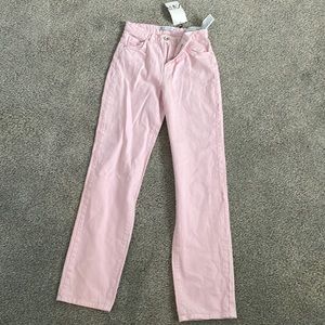 Light pink zara jeans